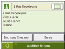 NAVMAN F25 - Comment modifier le nom d'un favori ? - 5