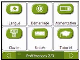 NAVMAN F25 - Que puis- je personneliser ? - 2