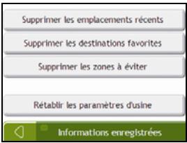 NAVMAN F25 - Infos enregistrées - 2
