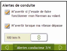 NAVMAN F25 - Alertes Conducteur 3/4 - 2