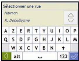 NAVMAN F25 - Cherchez le nom et le numéro de rue - 1
