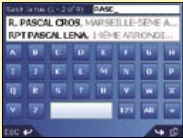 NAVMAN ICN 530 - Quatrième étape : Trouver la rue qui correspond à votre point de destination - 1