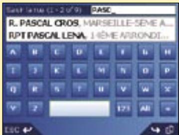 NAVMAN ICN 530 - Quatrième étape : Trouver la rue de destination - 1