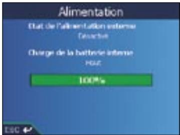 NAVMAN ICN 530 - Préférences du matériel – Alimentation - 1