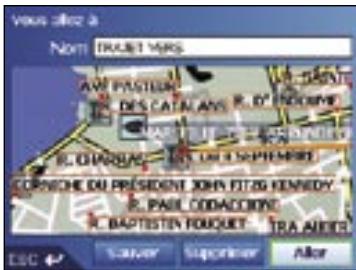 NAVMAN ICN 530 - Modification du nom d'un favori - 1