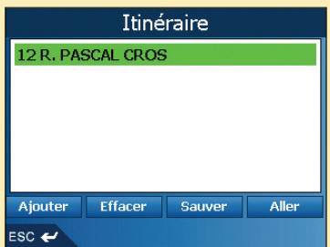 NAVMAN ICN 550 - Cinquième étape : trouver le nombre de rue correspondant à votre point de destination - 3