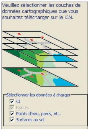 NAVMAN ICN510 - Couches de la carte - 1