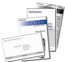 NAVMAN ICN510 - Les cd-rom, comprenant : - 1