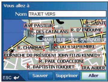 NAVMAN ICN510-520-SMARTST2005 - Modification du nom d'un favori - 1
