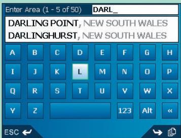 NAVMAN ICN510-520-SMARTST2005 - Quatrième étape : Trouver une ville de destination - 1