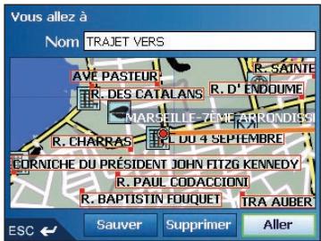 NAVMAN ICN520 - Suppression d'un favorsi - 1