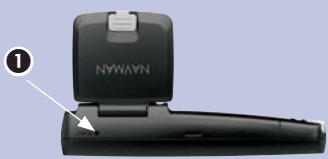 NAVMAN ICN520 - Éléments situés à l'extrémité - 1