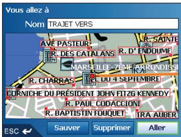 NAVMAN ICN550-SMARTSTV2 - Suppression d'un favorsi - 1