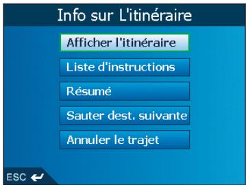 NAVMAN ICN550-SMARTSTV2 - Ecran Info sur l'itinétaire - 1