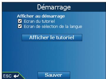 NAVMAN ICN550-SMARTSTV2 - Preférences de démarrage - 1