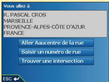 NAVMAN ICN550-SMARTSTV2 - Quatrième étape : Trouver la rue de destination - 2