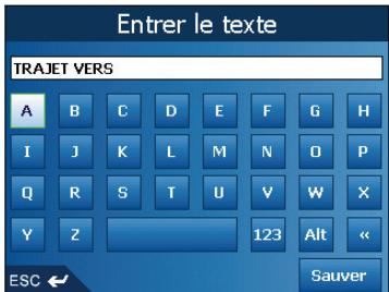 NAVMAN ICN550-SMARTSTV2 - Modification du nom d'un favori - 2