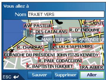 NAVMAN ICN550-SMARTSTV2 - Modification du nom d'un favori - 1
