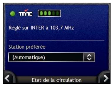 NAVMAN N-SERIES B2+ - Comment vérifier l'etat de la circulation ? - 2