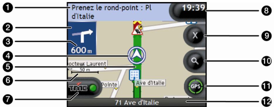 NAVMAN N-SERIES-T1MODULE - Écran carte en 2D - 1