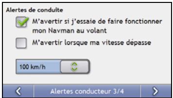 NAVMAN S-SERIES 3D - Alertes Conducteur 3/4 - 2