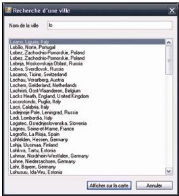 NAVMAN S-SERIES 3D - Comment savoir qu'elle carte routière content une ville particulière ? - 1