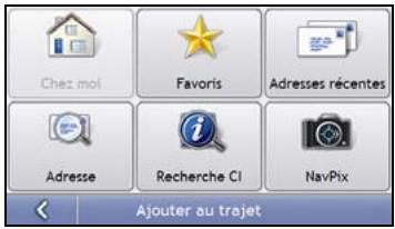 NAVMAN S-SERIES 3D - Ouvrez l'écran Trajet à arrêts multiples - 2