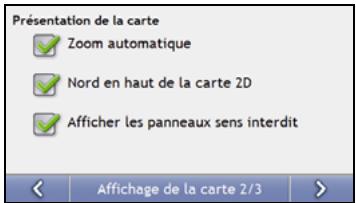 NAVMAN S50 3D - Affichage de la carte 2/3 - 2