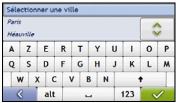 NAVMAN S50 3D - Cherchez la ville/zone - 1