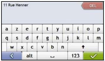 NAVMAN S70 3D - Comment enregistrer un favors ou Chez moi? - 2