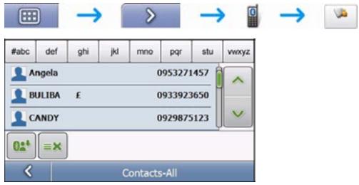 NAVMAN S70 3D - Ajouter un contact sur votre Navman : - 1
