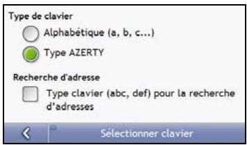 NAVMAN S70 3D - Selectionner clavier - 2