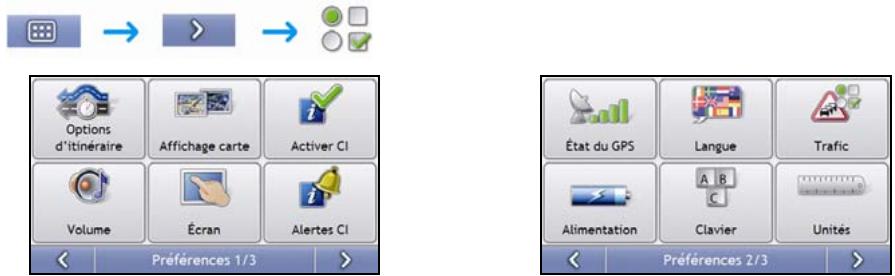 NAVMAN S70 3D - Que puis-je personneliser ? - 1