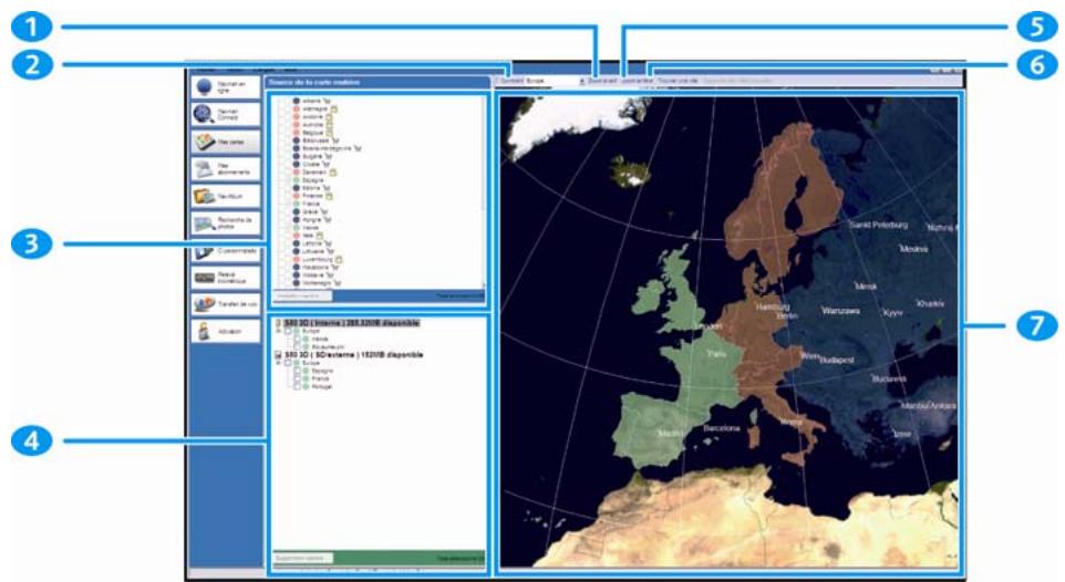 NAVMAN S70 3D - Mes cartes - 1