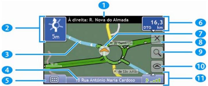 NAVMAN S70 3D - Écran Carte en 2D - 1