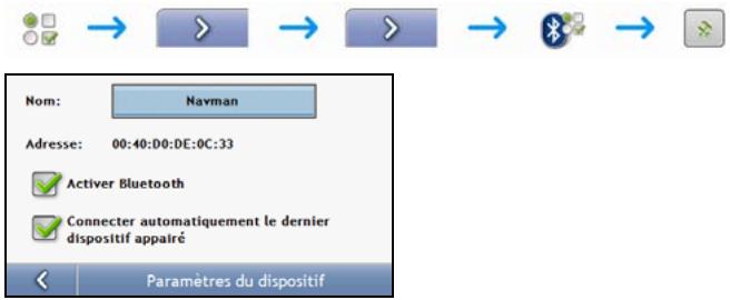 NAVMAN S70 3D - Preférences Bluetooth - 1