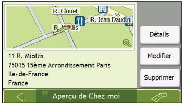 NAVMAN F45 - Option 2 - À partir de l'écran destinations favorites - 4