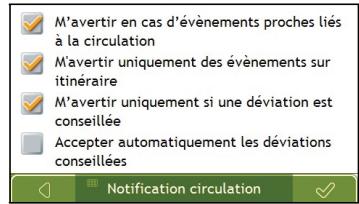 NAVMAN F45 - Notification d'événements liés à la circulation - 3