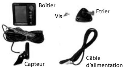 NAVMAN FISH 4430 - 5-1 Éléments livrés avec les FISH 4430 et 4431 - 1
