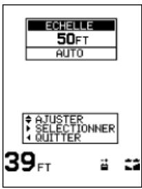 NAVMAN FISH 4430 - 3-8 Menu ECHELLE - 1