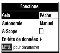 NAVMAN FISH 4433 - Menu Ecran - 3