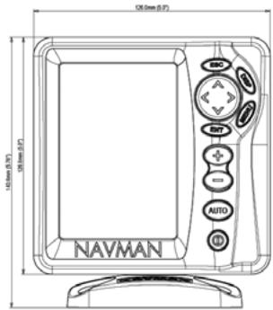 NAVMAN FISH 4433 - Appendice B - Dimensions - 1