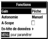 NAVMAN FISH 4433 - Selection de I'echelle - 1