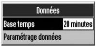 NAVMAN FISHFINDERS FISH 4380 - 3-4 Paramétrage > Données - 1