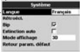 NAVMAN FISHFINDERS FISH 4500 - Menu et fonctions Paramétrage - 1