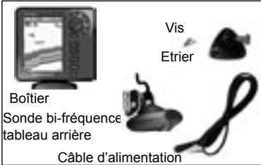 NAVMAN FISHFINDERS FISH 4500 - 6-1 Éléments livrés avec votre sondeur de pêche - 1