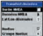 NAVMAN TRACKER 5605 - 14-9 Paramétrage > Transfert données - 1