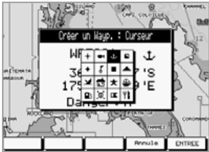 NAVMAN TRACKER 950 - 6-1-6 Fonctions d'édition d'un waypoint - 2