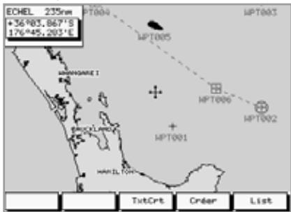 NAVMAN TRACKER 950 - 6-2-2 Ecran Routes - 1