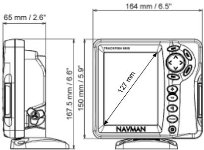 NAVMAN TRACKFISH 6500 - Débit : - 1